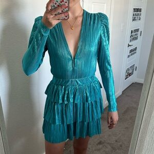 Blue Shimmer Dress